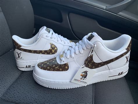 lv af1 custom|nike Lv air force 1.